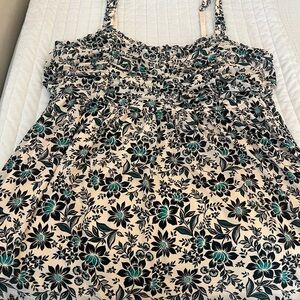 NWT Torrid Babydoll Stretch Mesh Floral Top